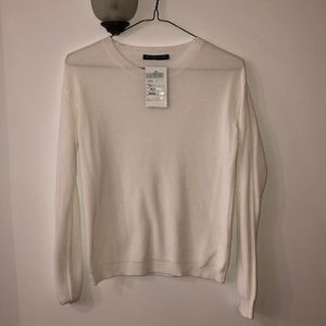 Brandy Melville Long sleeve white sweater
